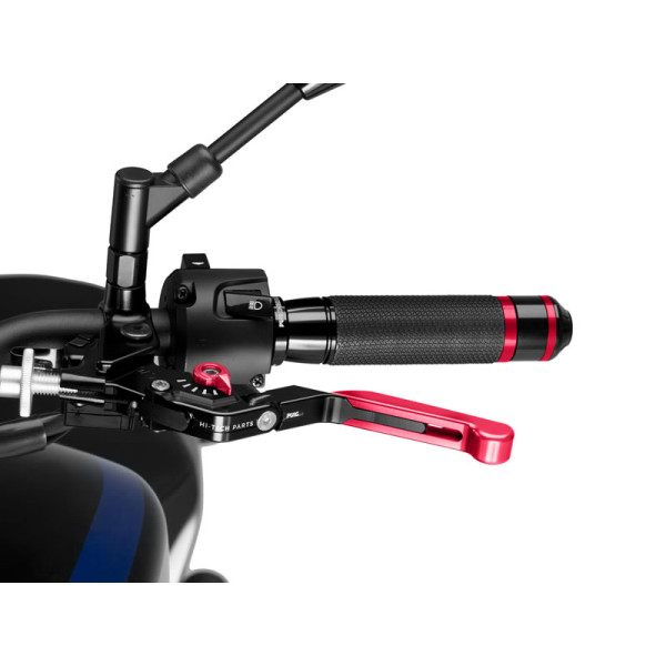 Puig Extendable Folding V3 Clutch (Red Extender With Blue Selector) Red